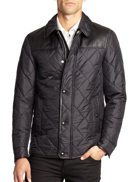 burberry jacket men's|Burberry men's quilted jacket sale.